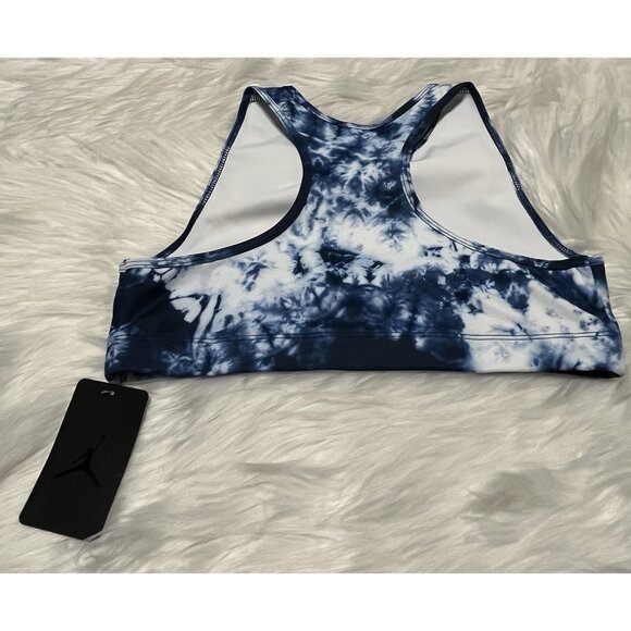 NEW Jordan Jumpman Printed Sports Bra Teen Girls Blue Tie Dye Size XL 13-15 yrs - Picture 5 of 7